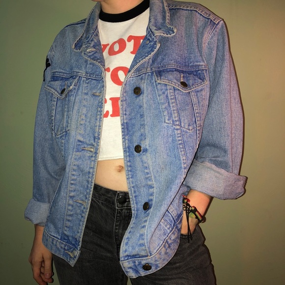 vintage style denim jacket
